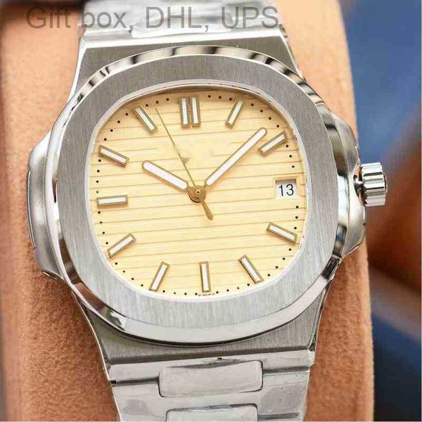 Superclone 3k 5711 8mm Cal324c Orologi di lusso per uomo Pate Philipp Guarda l'orologio da polso meccanico da uomo a specchio giallo più lussuoso EJI4