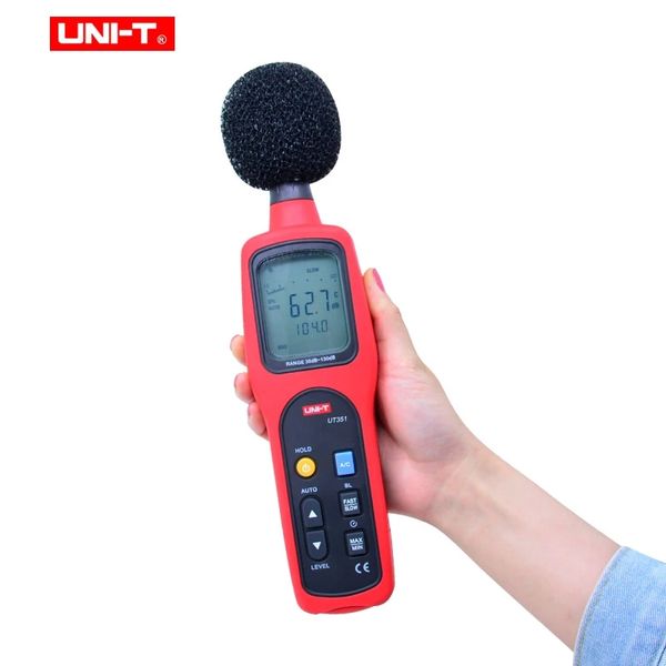 UT351 UT352 Fonometro digitale 30-130db Decibel db Meter Logger Audio Monitor Detector