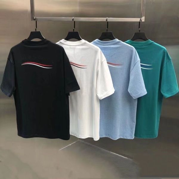 Camisas masculinas de grife camisetas masculinas fashion camisetas masculinas de algodão estampadas com letras manga curta gráfico tamanho grande S-5XL camisas para camisetas masculinas de grife