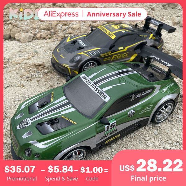 RC Robot 2 4G Araba Drift Yarışı 1 14 Uzaktan Kumanda S ve Kamyonlar Hafif Noel Oyuncaklı Yüksek Hızlı Vekili Spor 230323