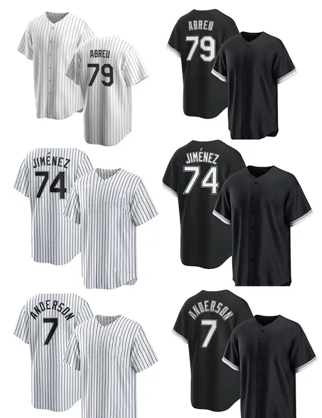 79 Abreu 74 Fimenez 7 Anderson Beyzbol Formaları Yakuda Yerel Online Mağaza Moda Dropshippping Kabul Edilmiş Serin Base Forma Serin Base Giyim Toptan Satış