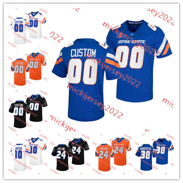 Markel Reed Boise State Broncos Maglia da calcio Custom Stitched Mens Youth Kage Casey Tyric LeBeauf Kaden Dudley Austin Bolt Marco Notarainni Boise State Maglie