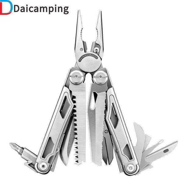 Daicamping DL Extra Cutter Multifunktionales faltbares EDC-Klappmesser Multitools Schere Sägeklemme Multitools Clip-Zange