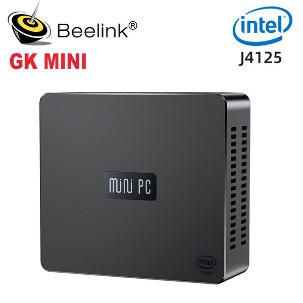 Beelink GK Mini Windows 11 Mini PC Intel Gemini J4125 8GB 128GB 5,8G WiFi 1000M LAN Bluetooth 4K Gaming Computer против GK55