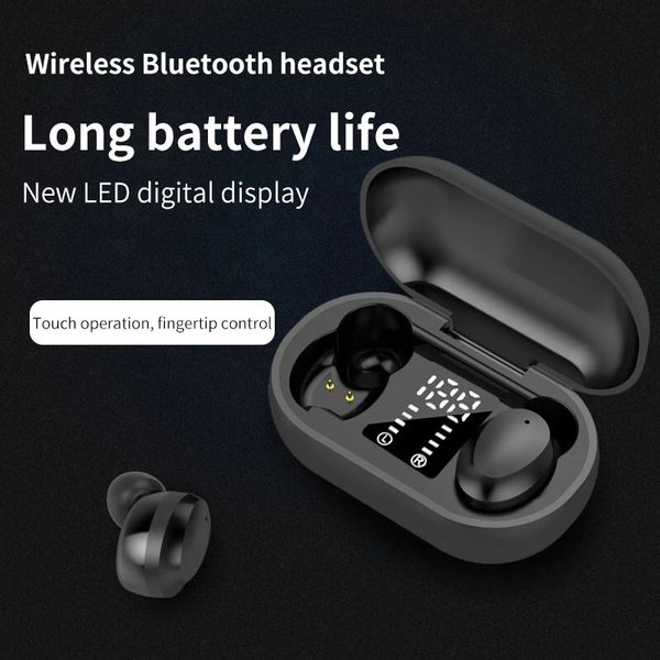 Cep Telefonu Kulaklıklar A2 TWS Kablosuz Kulaklık Bluetooth Oyun Kulaklığı Bas Stereo Kulaklıklar Damla için Mikrofonlu 230324