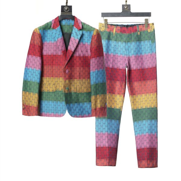 Nuovo colore lettera abito uomo blazer smoking smoking picco risvolto uomo smoking da sposa moda uomo giacca blazer uomo ballo di fine anno / abiti Darty cappotti pantaloni