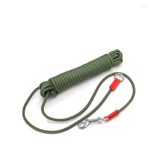 Collari per cani 10M/5M/3M/Pet Tie Out Cable Guinzaglio Lungo Filo di acciaio Corda per cani all'aperto Cinghie Forniture da corsa regolabili