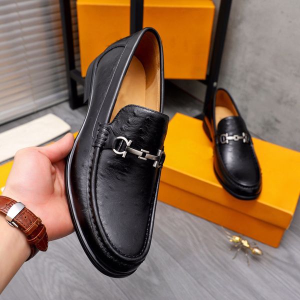 2023 Mens Fress Shoes Classic Moccasins Casual Loafers Toping Business Office Oxfords Designer Designer Shoes Seire 38-44