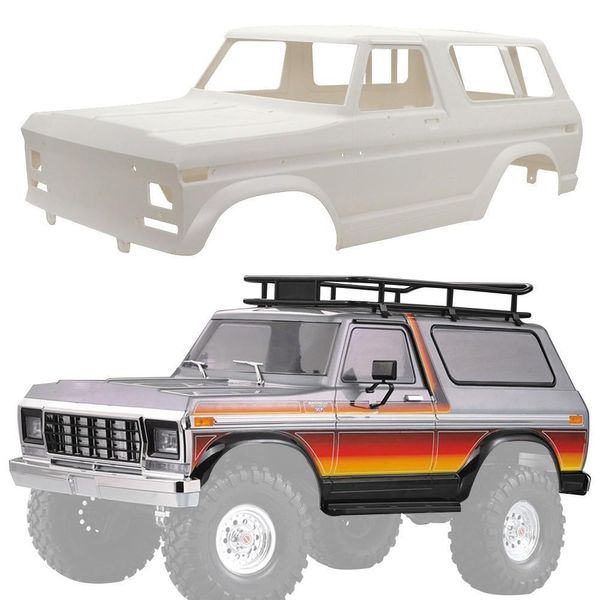 Acessórios de peças RC CRAWLER CARRO DE PLÁSCOLO CHAPL DE PLÁSCOLO 31 M Kit não montado para o lodário para axial SCX10 900 TRAX 4 Bronco RGT 230323