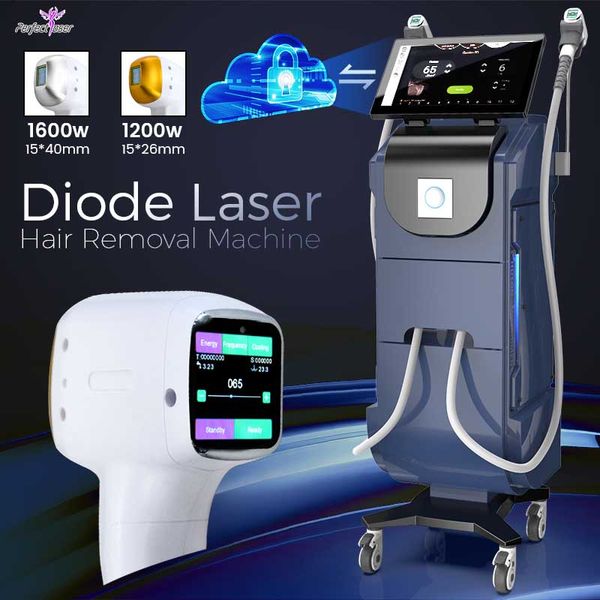 Macchina laser a diodi Zernoa per la depilazione permanente, macchine a diodi laser trasparenti per l'eliminazione del trattamento dei peli indolore