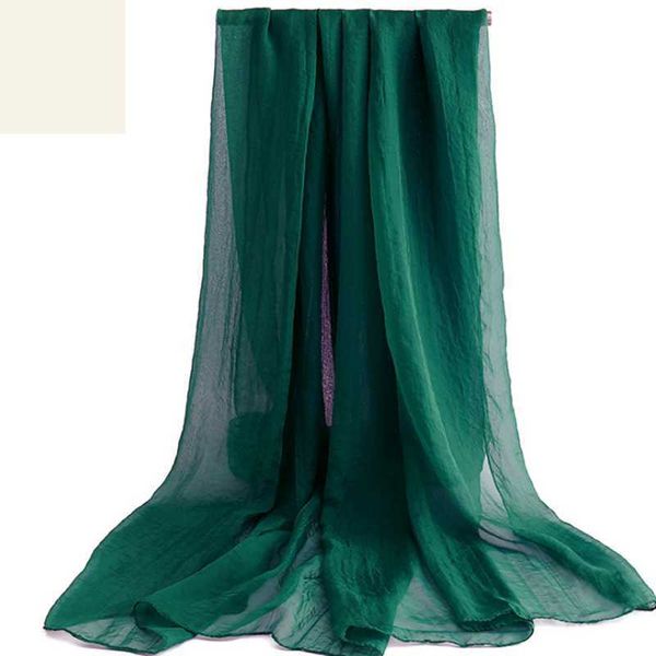 Саронгс длинные шарфы летняя пленка шарф -шарф зеленый шарф Шал