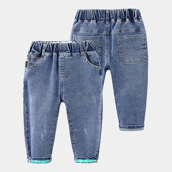 Jeans Primavera Autunno 3 4 5 6 8 10 12 anni Abbigliamento per bambini Pantaloni All Match Pantaloni lunghi elastici Jeans denim per bambino Bambini Ragazzo 230324