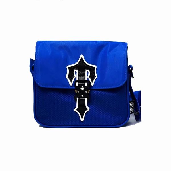 Trapstar IRONGATE T Messenger Borsa a tracolla Borsa a tracolla di design di lusso Uomo Moda Nero Borse a tracolla da uomo impermeabili all'aperto