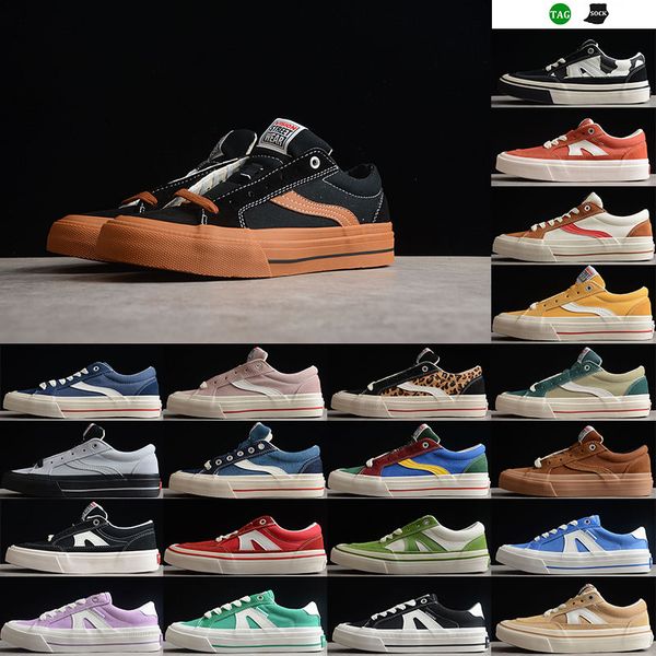 1976 Vision Street Wear Men Canvas Sapatos casuais ímpares Cirkus Astley Pro Skateboard Sneakers Bol