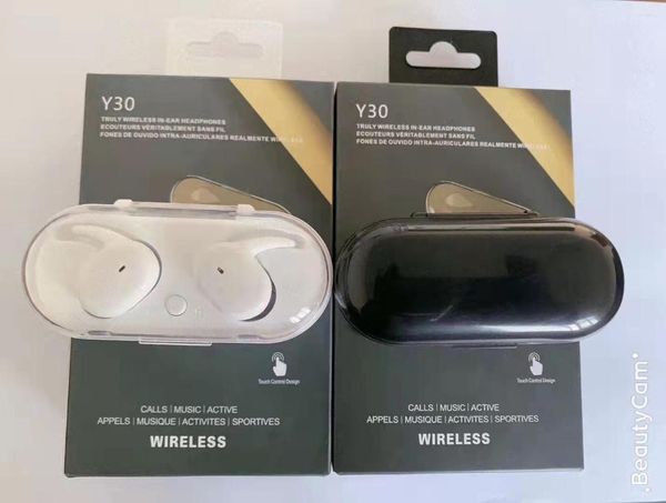 Bluetooth kulaklık TWS Sports Protable Earbuds Dijital Ekran Mini Kablosuz Kulaklıklar 5.0 Touch