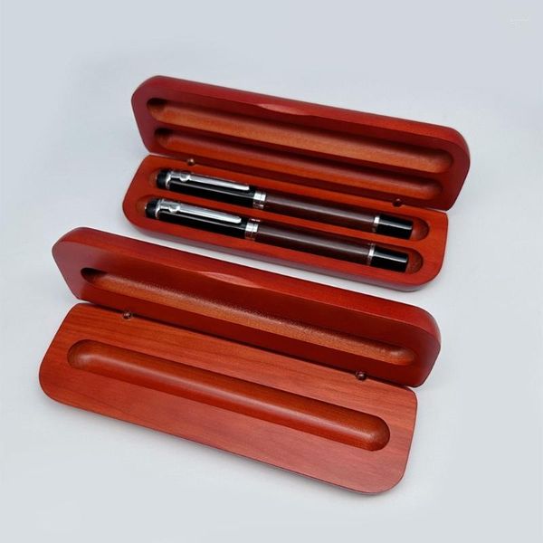 Scatola per esposizione di penne Custodia in legno Regalo Fontana per fontana 1/2 Collezione di organizer per matite H8WD