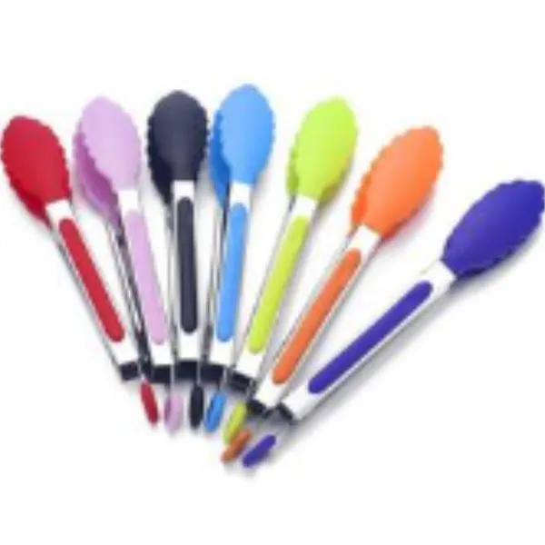 Clip per alimenti in nylon Utensili per pasticceria Utensili per pasticceria in silicone in acciaio inossidabile Resistente alle alte temperature Clip per barbecue da 8 pollici Clip per pane Accessori per la cucina Articoli da cucina