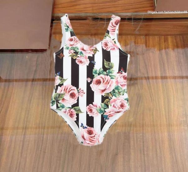 Baby Mädchen Einteilige Badebekleidung Unterwäsche Sommer Kinder Badeanzug Strand Bikini Designer Kinder Schwimmen Badeanzug Kleidung