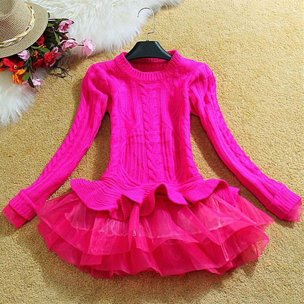 Damenpullover Großhandel-Herbst Winter Pullover Frauen Strickpullover 2023 Koreanische Mode Organza Patchwork Rüschen Unten Schößchen Tops