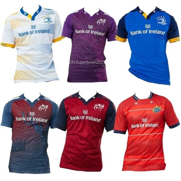 2022 2023 Leinster Munster Rugby Jersey Away 22 23 European Alternate Irlanda Irish Custom Club Shirt Dimensioni S-5XL