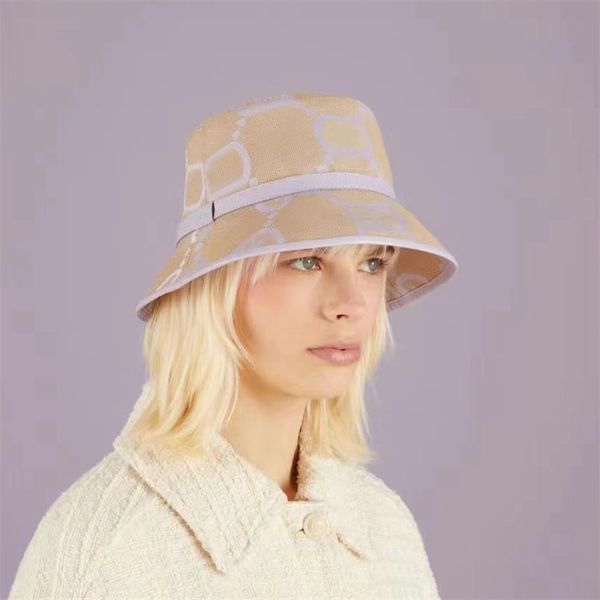 Designers Bucket Hat Hat Candy Color Fisherman Caps Casquette Jumbo Letter Designers Hats Mens Cap Women Cotton Protection G capuz