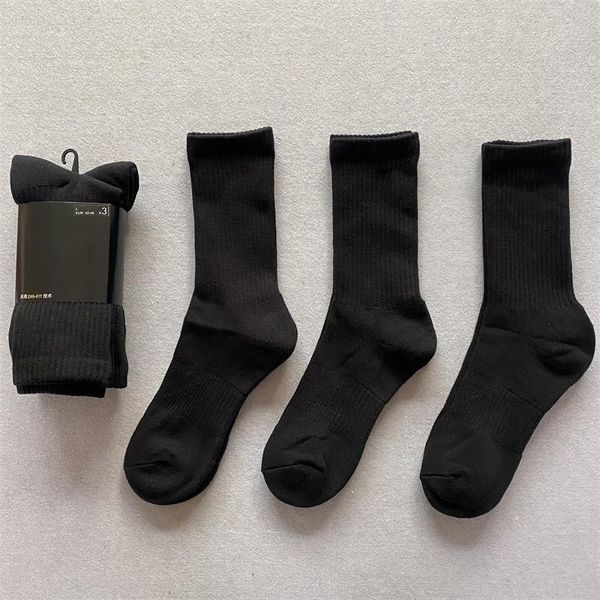 Meias homens homens algodão All-Match Classic Ankle Hook respirável preto mixagem de futebol meias de esportes de basquete de futebol