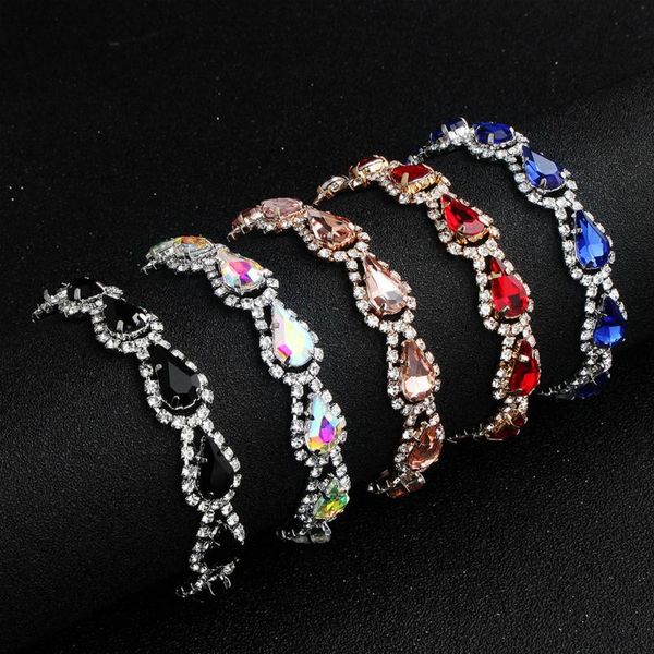 Strand Charm Bilezikler Bangles Altın/Gümüş Kaplama Fil Ankraj kolye kadınlar için Rhinestone Boncuklu iplikçikler