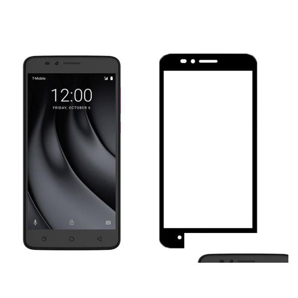 Handy-Displayschutzfolien FL ER gehärtetes Glas Sn-Schutz für J7 Prime Lg Aristo 2 K20 Plus Stylo 3 Zte Max XL N9560 mit Oppba Dhodf