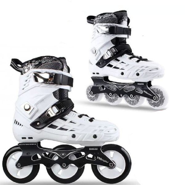 Inline-Rollschuhe, 3 Räder, Geschwindigkeit, 4 Räder, Slalom-Inline-Skates, Schuhe für Erwachsene, Rollschuhlaufen, Patines, Schule, Jungen, Mädchen, 80 mm, 100 mm, rollender Sneaker 230323