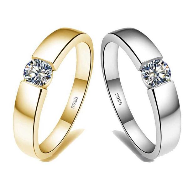 Кольца группы кольца Choucong Solitaire Rs Rest Ring 925 Стерлинговое серебро CZ Stone Perfect Party Warding Band для женщин мужские ювелирные украшения AA230529