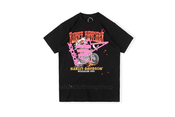 Herren T-Shirts SS Männer T-Shirt Rosa Junge Thug Spder Mans Frauen Qualität Schäumen Druck Spinnennetz Muster T-Shirt Mode Top T-Shirts TJH0