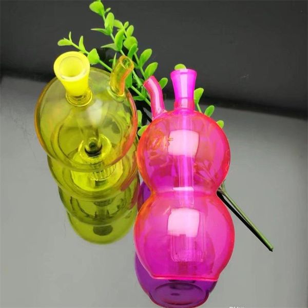 Wasserpfeifen Die Farbe von Wasserglas Schnupftabakflasche Kürbis Großhandel Glas-Wasserpfeife, Glas-Wasserpfeife