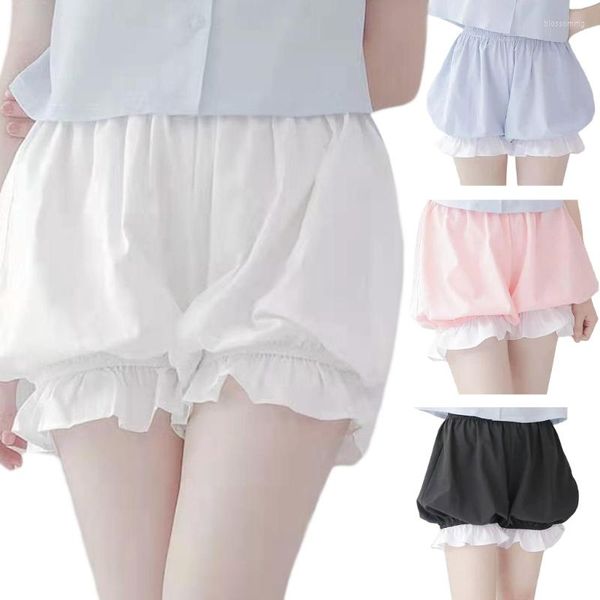 Shorts femininos garotas garotas bloomers japoneses cosplay fofas calças de abóbora caia