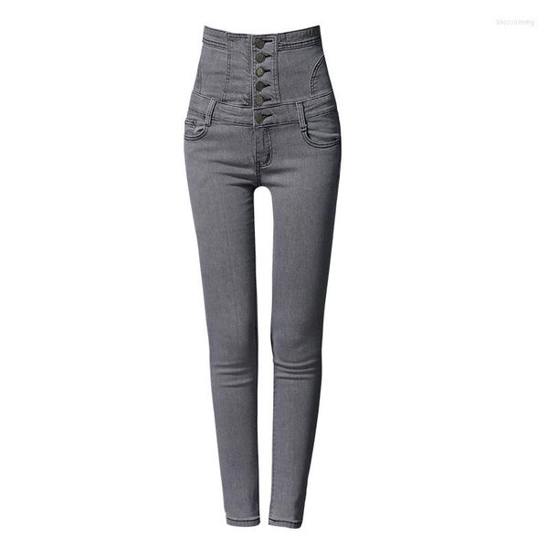 Jeans feminino Primavera Summer Mulher Skinny Denim Lápis Top Brand Stretch High Women Women 190208