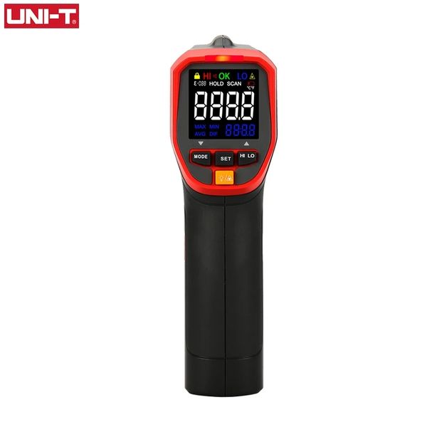 Strumenti di temperatura UT301A UT301C Termometro laser a infrarossi senza contatto Schermo a colori HD Misurazione della temperatura industriale