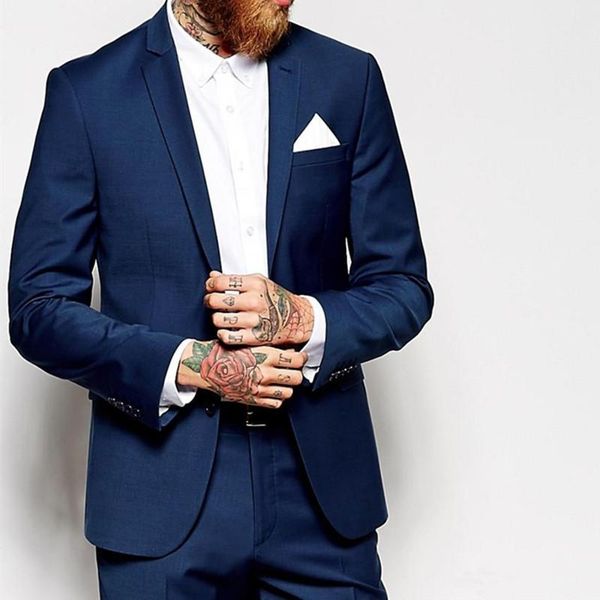 Herrenanzüge Blazer formelle schlanke Fit Bräutigam Smoking Groomsmen