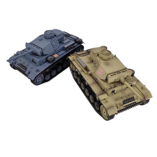 ElektroRC Auto RTR Heng Long 116 Deutscher Panzer III Typ L 38481 RC Midium Tank Ready To Run 230325