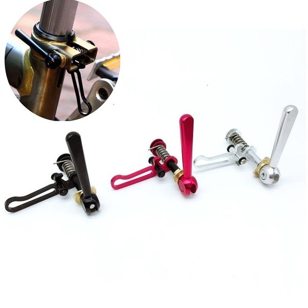 Brompton Katlanır Seatpost Kelepçesi SP02 Bisiklet Hızlı Bırakma Seatposts S Set Hook 230325