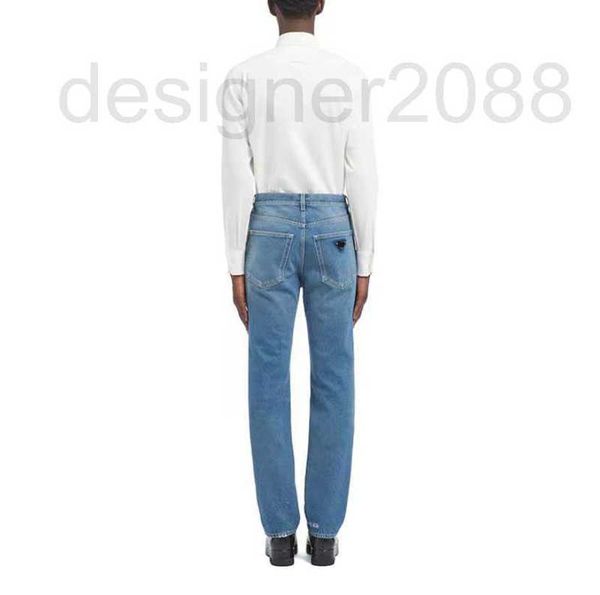 Jeans da donna Designer nuovi jeans da donna pantaloni in denim business Must-have primavera estate signori Importati pantaloni in cotone filato siro di alta qualità IH9R