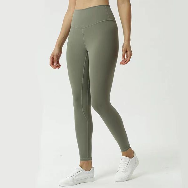 Womens Workout Leggings Designers Yoga Lululemens Pants Vita di alta qualità 32 colori Sport Abbigliamento da palestra Classic Luxurys Elastic Fitnessw plus size pantaloni da trekking