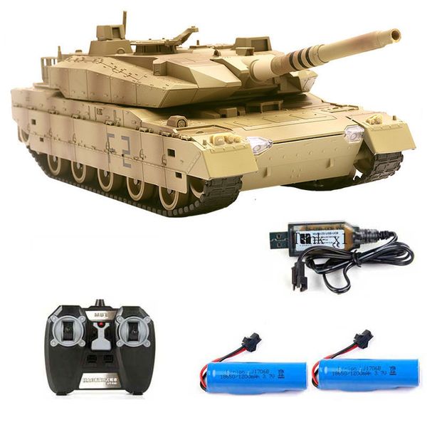 ElectricRc Araba RC Tank 120 9CH SES LED ile Uzaktan Kumanda Şarj Edilebilir 40cm Elektronik 27MHz Kızılötesi Elektrik Oyuncakları Çocuklar Hediye 230325