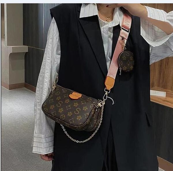 Designer Bolsas de Leopardo Bolsas de Cadeia Bola de ombro Bolsa de ombro Lady Lady Leather Camera Messenger Crossbody Bag 008#TED