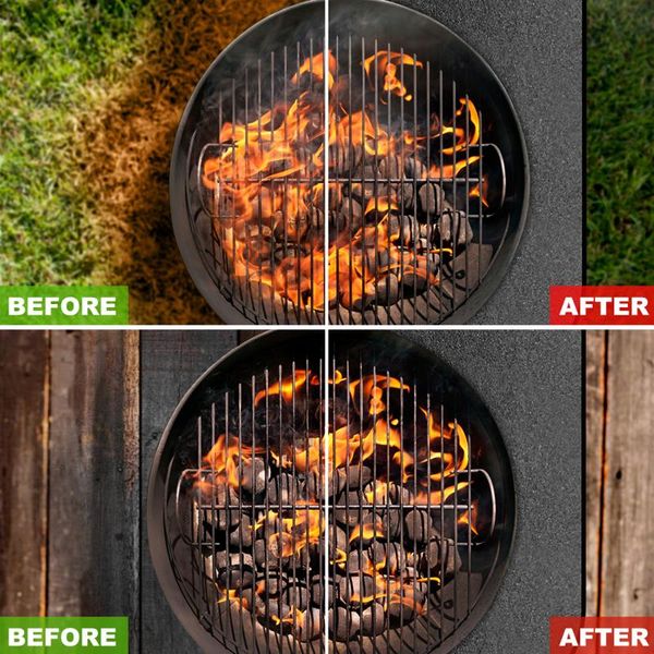 Araç Aksesuarları BBQ Grill Mat Barbekü Açık Hava Pişirme Yapışmaz Pad Yeniden Kullanılabilir Pişirme Plakası Parti PTFE İÇ