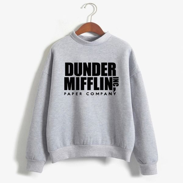 Mulheres Hoodies Moletons Tops The Office Tv Hoodie Homens Mulheres Dunder Mifflin Inc Paper Company Wernham Hogg TV Show Michael Scott Space Moletom 230324