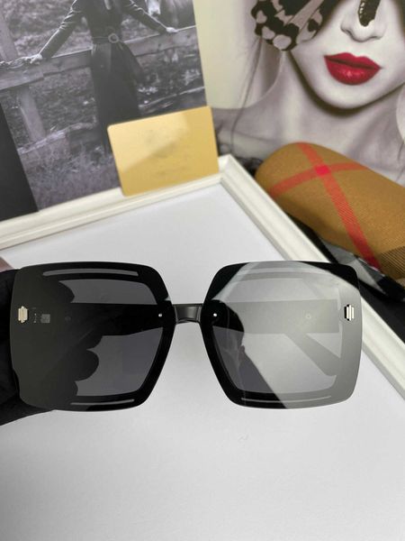 2023 neue Marke Locs Sonnenbrille Damen Modedesigner Sonnenbrille Scheibenrahmen Importiert Pola Baoli HD Polarisierte Linse Metall Logo Mosaik Spiegel Bein Sonnenbrille