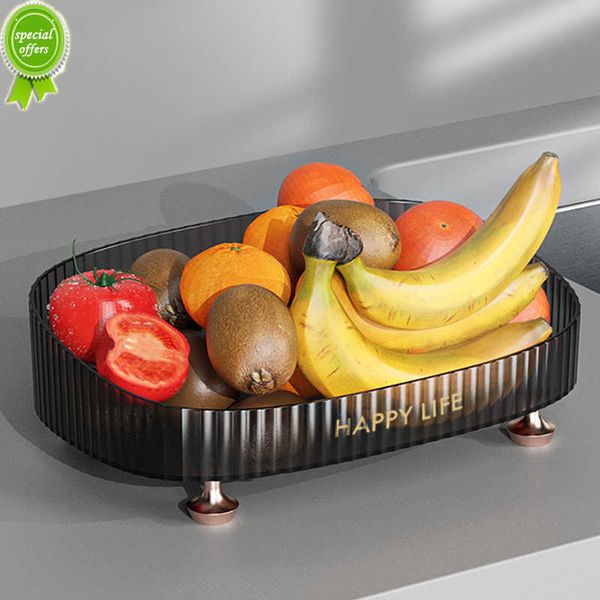 Nuova scatola portaoggetti da tavolo di lusso Custodia porta snack per frutta Cosmetici da bagno Vassoio per profumi Accessori per telefono chiave Scaffale per organizer