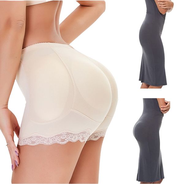 Damen Shapers Butt Lifter Pants Frauen Hip Enhancer Höschen Gesäß Booty Shorts Body Shaper Control Höschen Fake Ass mit Pads Boxershorts 230325