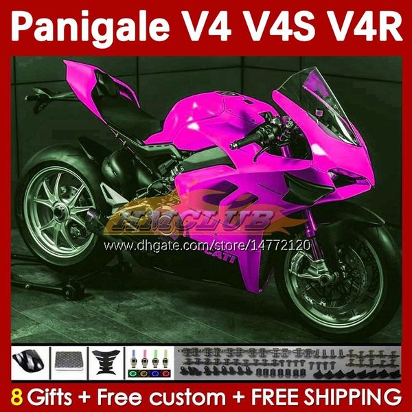 Motocicletas para Ducati Street Fighter Panigale V4S V4R V 4 V4 S R 18 19 20 Corpo 41NO.58 V4-S V4-R 18-22 V-4S V-4R 2018 2019 2020 Mold de injeção