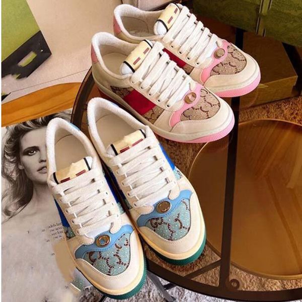 Sneaker screener Lovelight Sneaker Crystal Ladies Scarpe Sneaker Sneaker Stripe Stripe Fashi