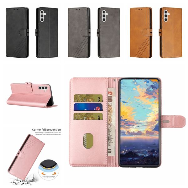 Business Leder Brieftasche Hüllen für Motorola Moto G Stylus 5G 2023 E13 G73 G53 Edge Plus G 5G Edge 30 Lite Ancient Vintage Folio Flip Cover Halter ID Kartensteckplatz Beutelriemen